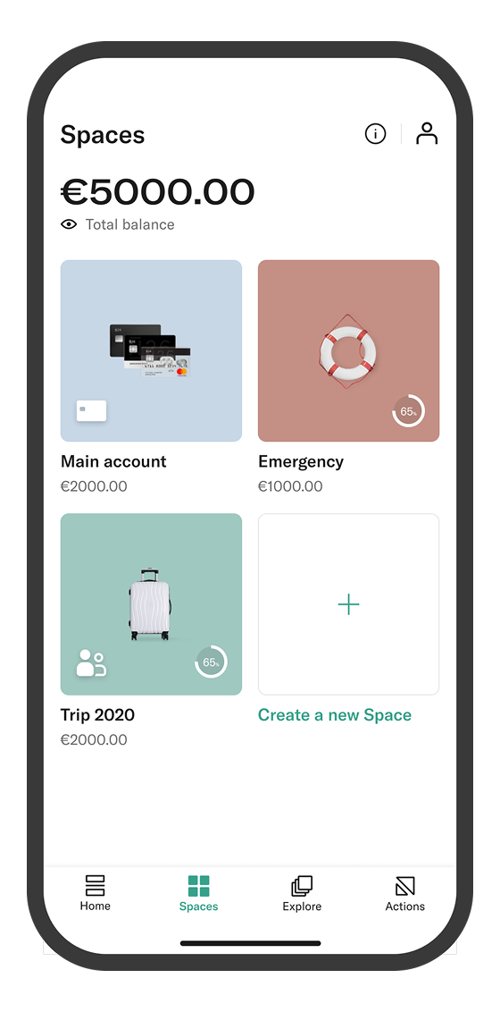 N26 banking app interface